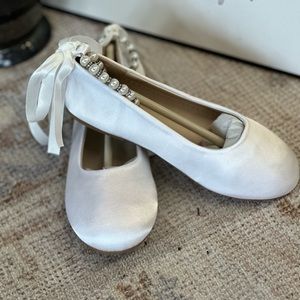 White Toddler dress shoes
